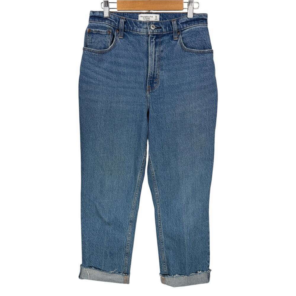 Abercrombie & Fitch Jeans 90s Straight Ultra High Rise Size 28 XShort Curve Love